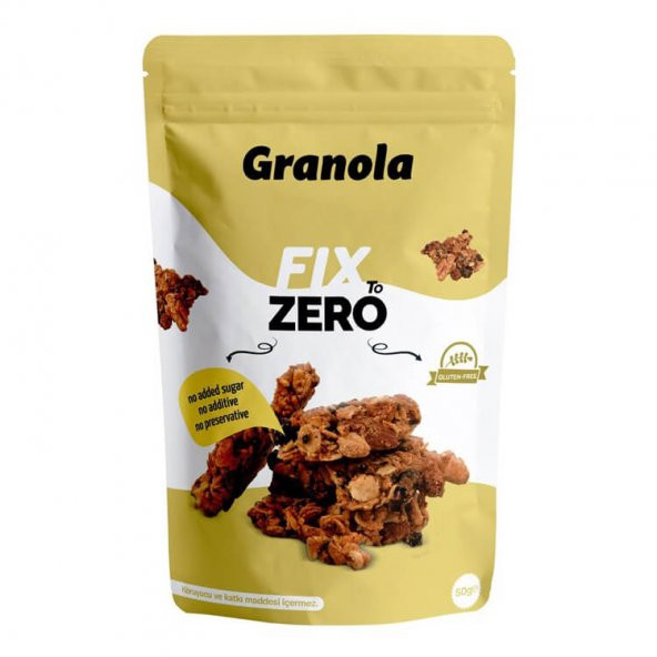 Glutensiz Granola Atıştırmalık - 50gr - Fix to Zero