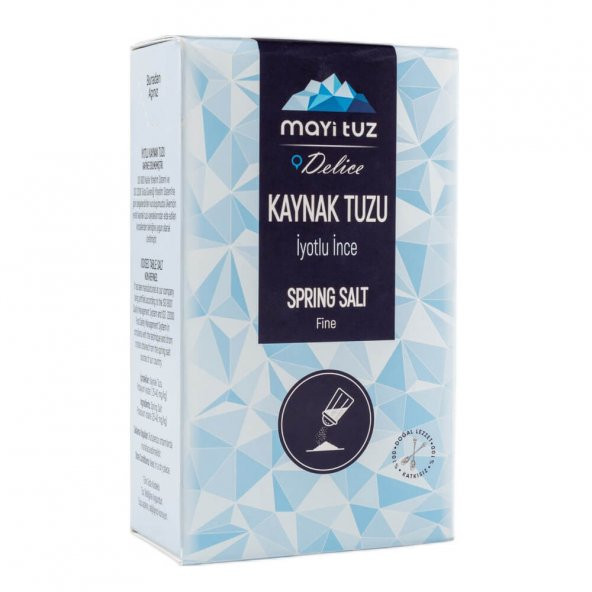 Doğal Sofralık Tuz - İyotlu 600gr - Mayi Tuz