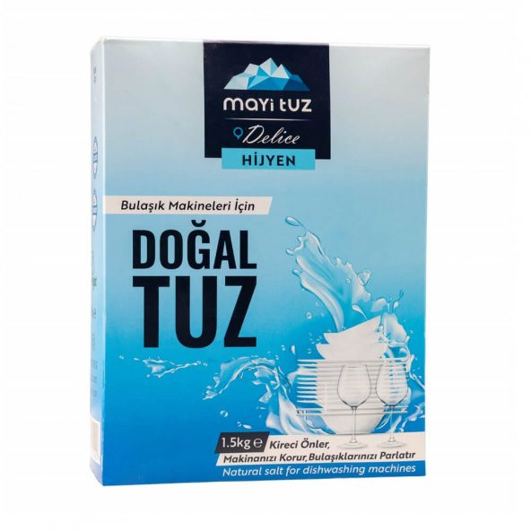 Doğal Bulaşık Makinesi Tuzu - 1,5kg - Mayi Tuz
