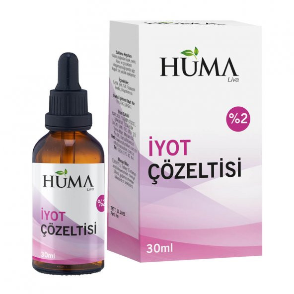 Huma İyot Çözeltisi (Lugol) Takviyesi - 30ml - Naturalive