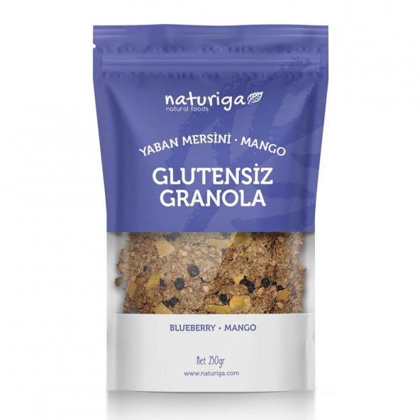 Glutensiz Glutensiz Granola (Yaban Mersini Mango) - 250gr - Naturiga