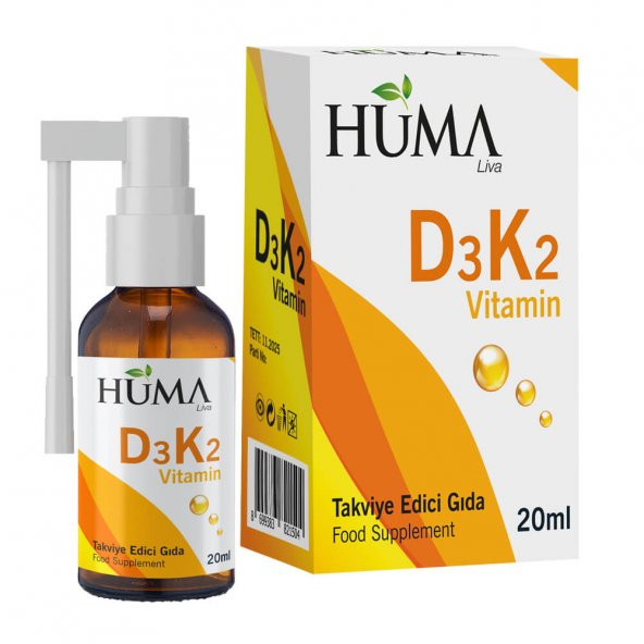 Huma D3K2 D Vitamini Takviyesi - 20ml - Naturalive