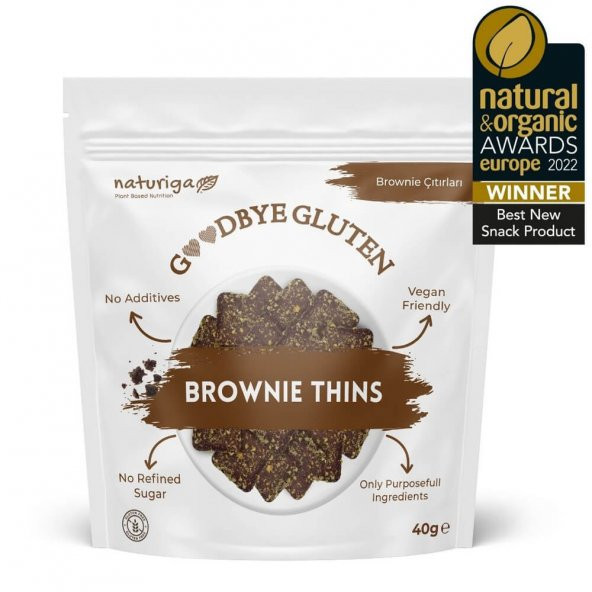 Glutensiz Brownie Çıtır - Goodbye Gluten - Naturiga