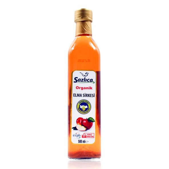 Organik Elma Sirkesi - 500ml - Sazlıca