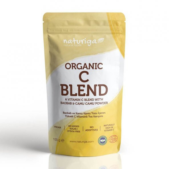 Organik C Vitamini Karışımı - 100gr - Naturiga