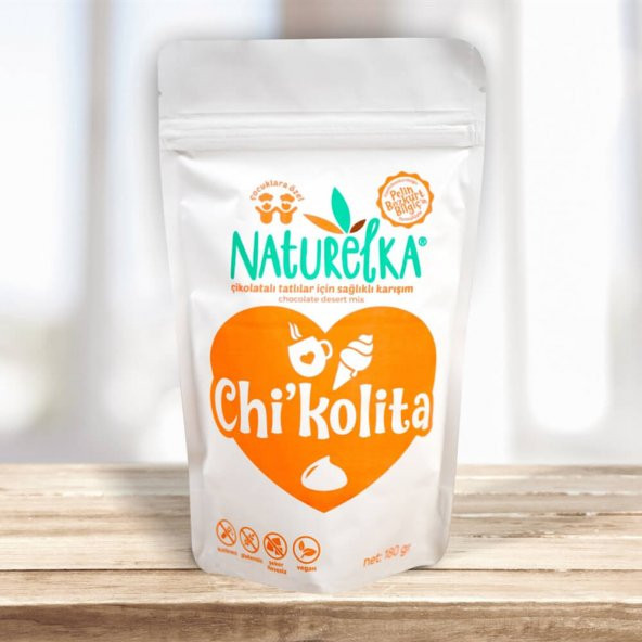 Glutensiz Chikolita (Çikolatalı Tatlılar için Karışım) - 180gr - Naturelka