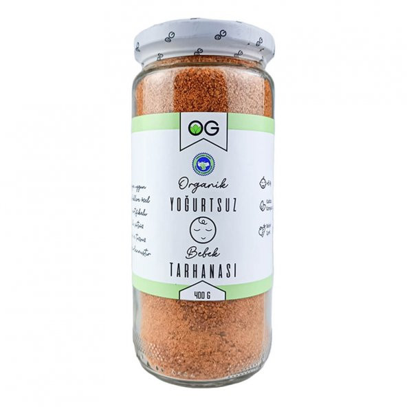 Vegan Yoğurtsuz Bebek Tarhana - 400gr - Organik Gurmem