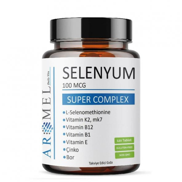 Selenyum - Süper Complex - 120 Tablet - Aromel