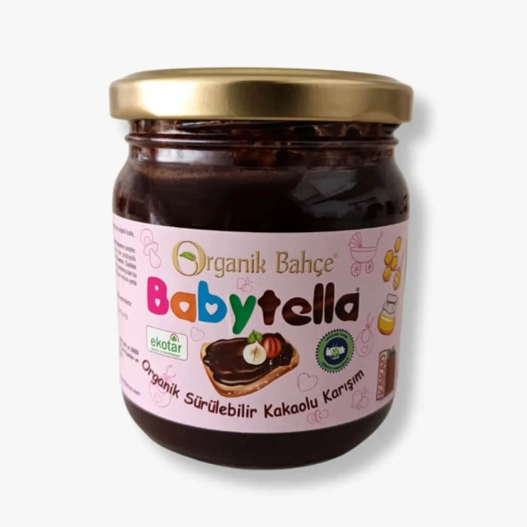 Babytella Sürülebilir Kakaolu Karışım - 220gr - Organik Bahçe