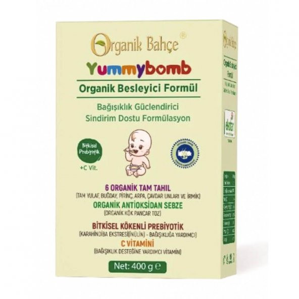 Organik 6 Tahıllı Yummybomb Karışımı - 400gr - Organik Bahçe
