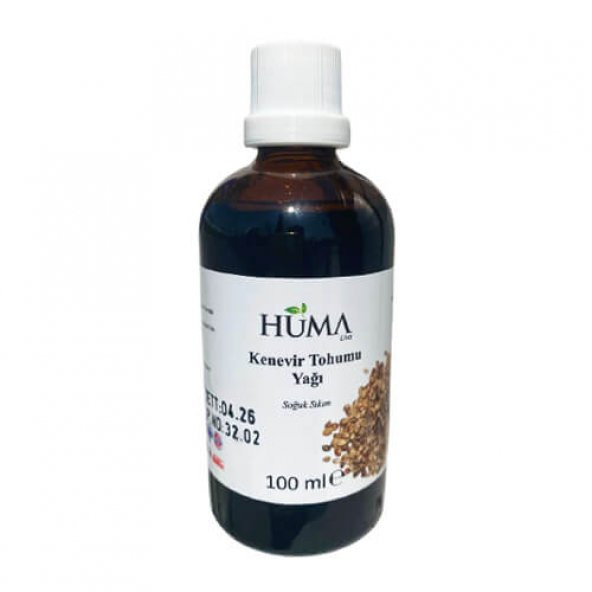 Huma Kenevir Yağı - 100ml - Naturalive