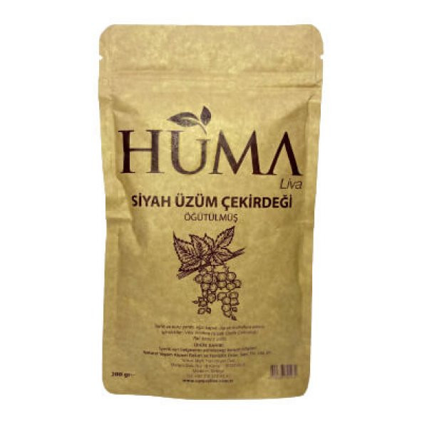 Huma Siyah Üzüm Çekirdeği - 200gr - Naturalive
