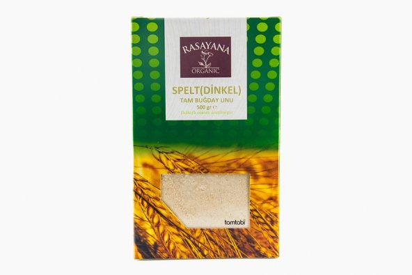 Organik Dinkel Spelt Tam Buğday Unu - 500gr - Rasayana