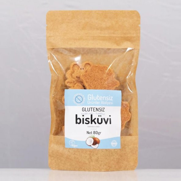 Glutensiz Bisküvi - 80gr - Glutensiz Ürünler Atölyesi