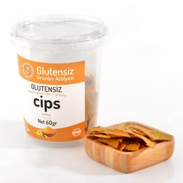 Glutensiz Cips - Zerdeçal - 60gr - Glutensiz Ürünler Atölyesi