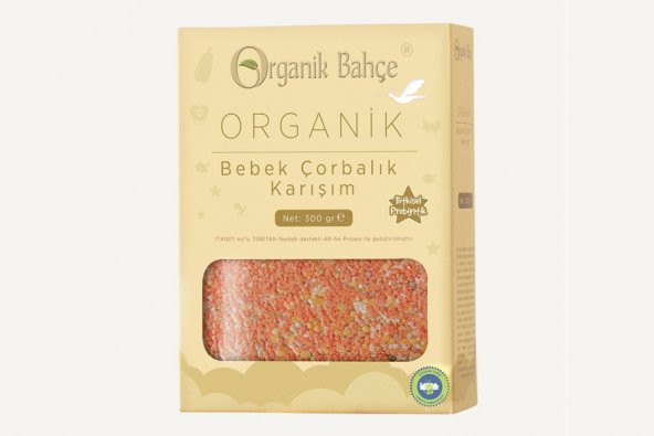 Organik Bebek Çorbalık Karışım - 300gr - Organik Bahçe