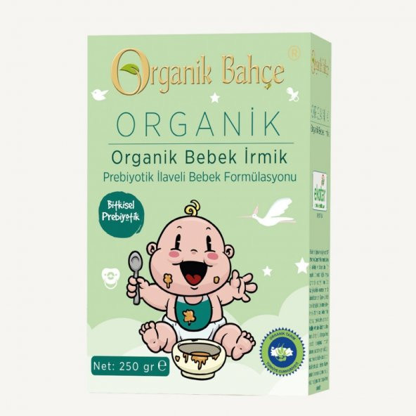 Organik Bebek İrmik - 250gr - Organik Bahçe