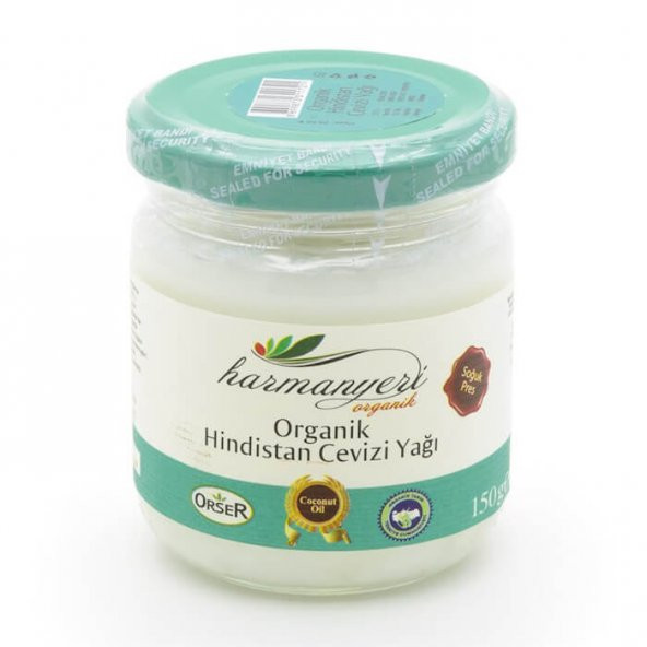 Organik Hindistan Cevizi Yağı - 150gr - Harmanyeri