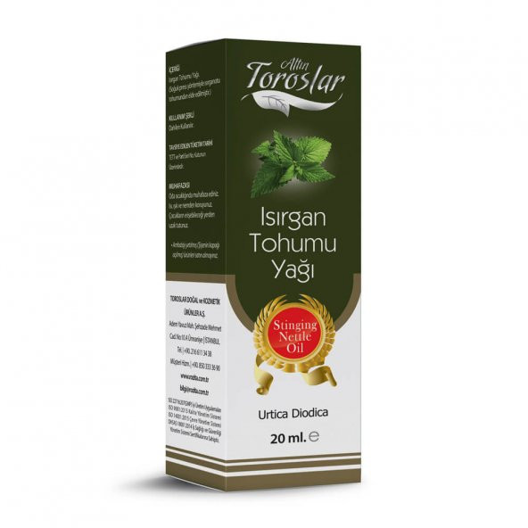 Saf Isırgan Tohumu Yağı - 20ml - Altın Toroslar