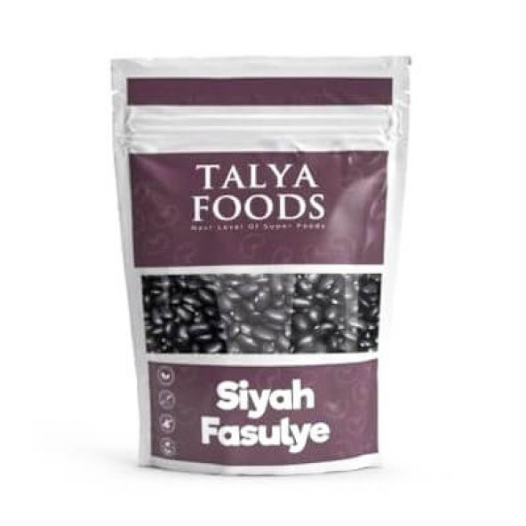 Glutensiz Siyah Fasulye Tane - 500gr - Talya Foods