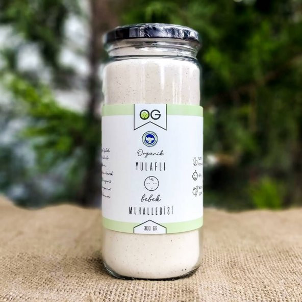 Organik Yulaflı Bebek Muhallebi Karşımı - 300gr - Organik Gurmem