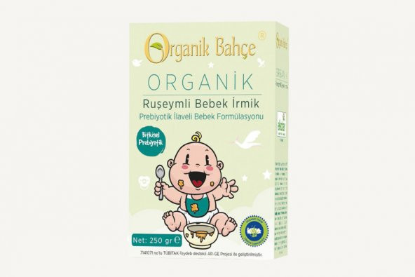 Organik Ruşeymli Bebek İrmik - 250gr - Organik Bahçe