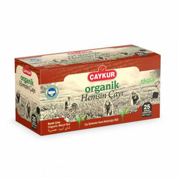 Organik Hemşin Çayı - 25li Süzen Poşet - Çaykur