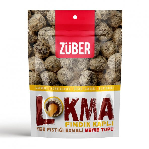 Glutensiz Lokma - Fındıklı - Rafine Şekersiz - Züber