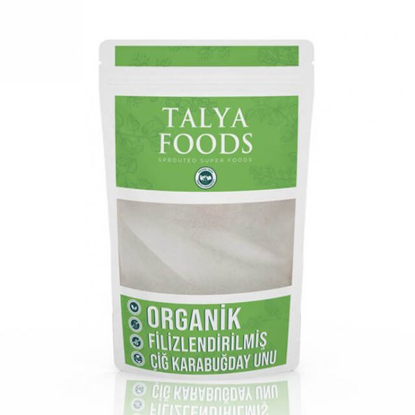 Organik Çiğ Karabuğday Unu - Glutensiz - 500gr - Talya Foods