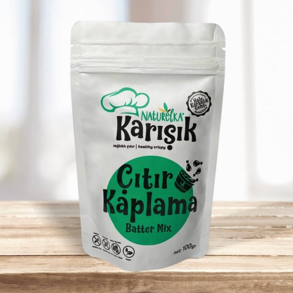 Glutensiz Çıtır Kaplama (Et, Tavuk, Balık için Pane Harcı) - 100gr - Naturelka