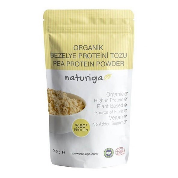 Organik Bezelye Protein Tozu - 250gr - Naturiga