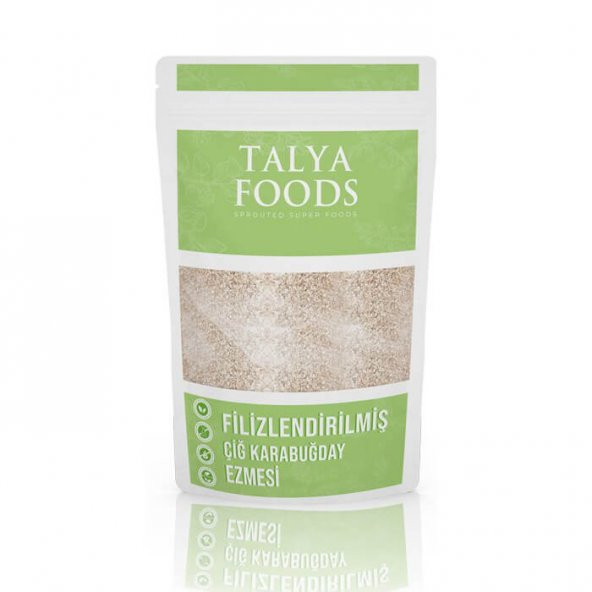 Filizlenmiş Çiğ Karabuğday Ezmesi - Glutensiz - 250gr - Talya Foods