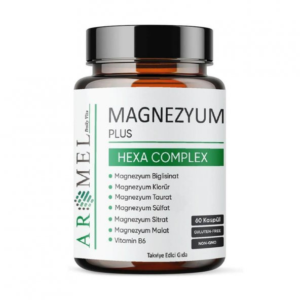 Magnezyum Plus - 60 Kapsül - Aromel