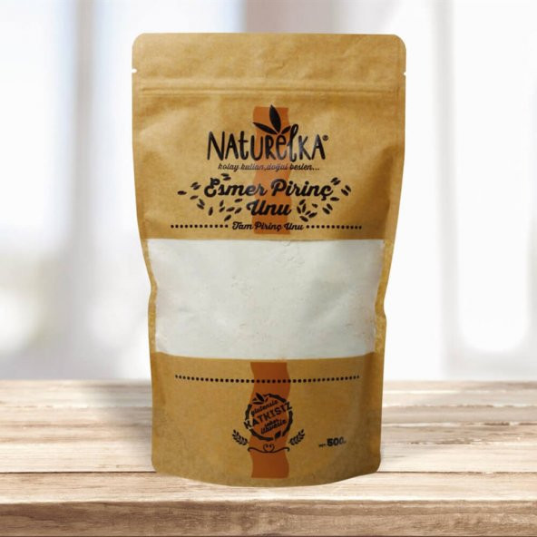 Glutensiz Esmer Pirinç Unu - 500gr - Naturelka