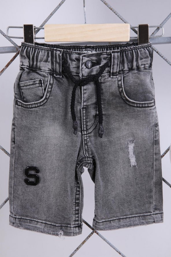 Babyhola Kısa Kol Gömlek Badi Pantolon Ayakkabı Erkek Çocuk Takım 4'lü Kombin 0745 - 6