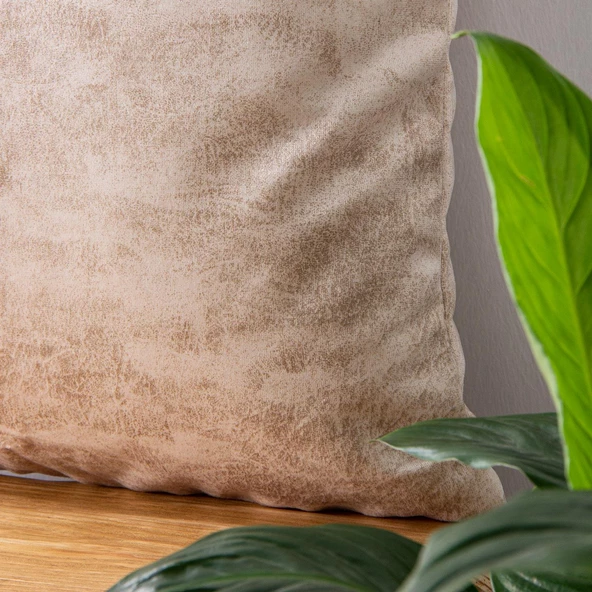 Homedius Dekoratif Klasik Kırlent Kılıfı 45x45cm  Krem 45x45 - 3