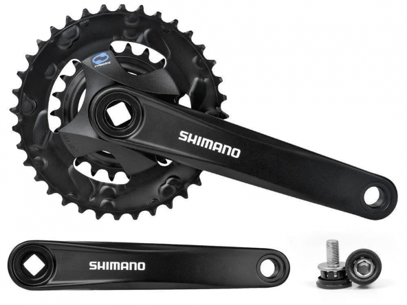Shimano FC-M315-B2 Bisiklet Aynakol Seti 7/8 Vites 36/22T 175mm EFCM3152BE62XL - Resim 3