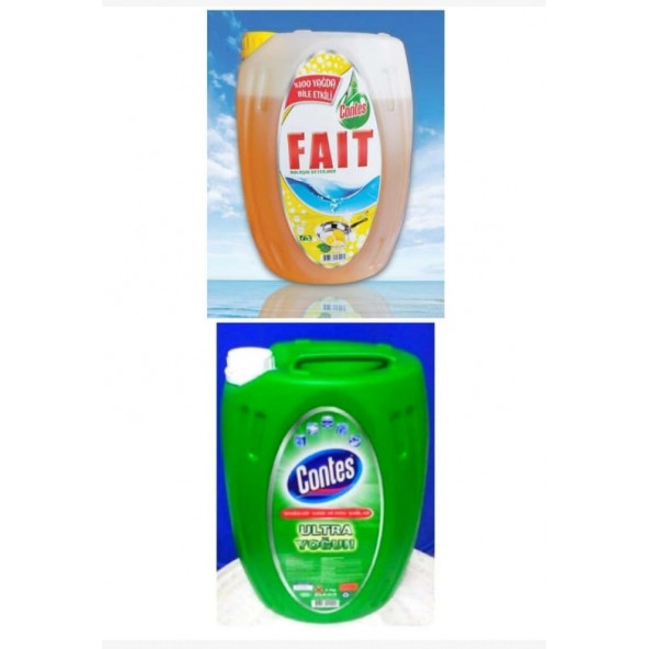 CONTES FAIT BULAŞIK DETERJANI 5 KG & CONTES ULTRA YOĞUN DOMESTOS 5 KG (TÜRK MALI)
