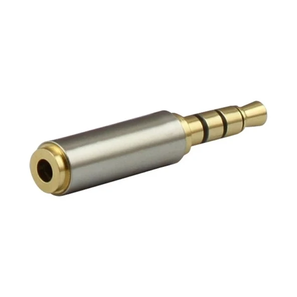 3.5mm Erkek to 2.5mm Dişi Kulaklık Çevirici Jack Altın Uç - 2