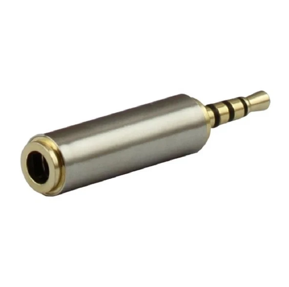 2.5mm (Erkek) to 3.5mm (Dişi) Kulaklık Çevirici Jack Altın Uç - 2