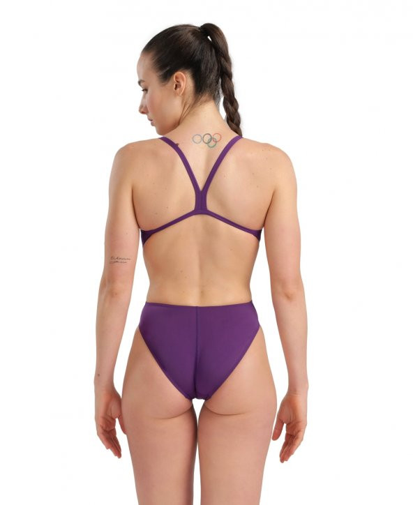 ARENA BAYAN YÜZÜCÜ MAYOSU WOMEN'S TEAM SWIMSUIT CHALLENGE SOLID 004766911 YZM UK BEDEN - 3