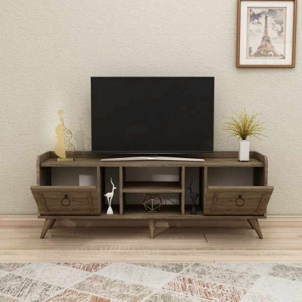 BMdekor TV Sehpası Raks Ceviz 150 cm - 2