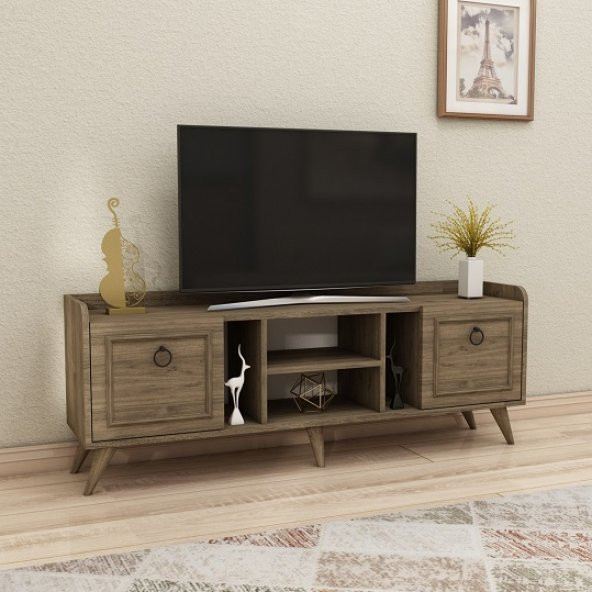 BMdekor TV Sehpası Raks Ceviz 150 cm - 3