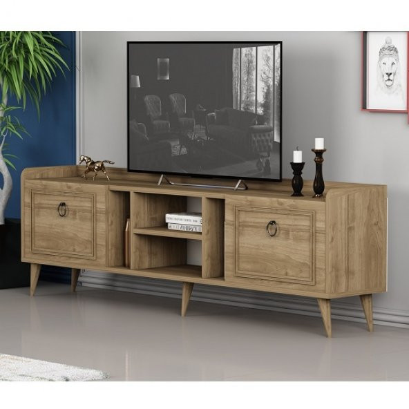 BMdekor TV Sehpası Raks Ceviz 180 cm - 2