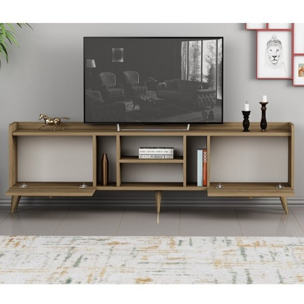 BMdekor TV Sehpası Raks Ceviz 180 cm - 3