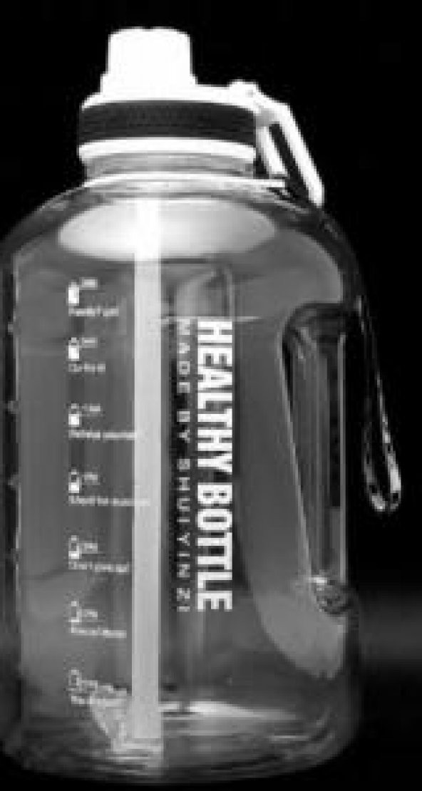 Valletta VLT1306 2,2lt Winta Motivasyonlu Sporcu Su Matarası Beyaz