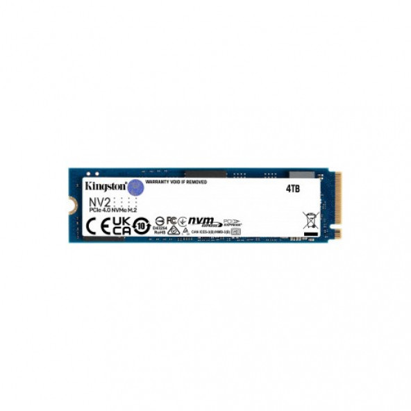 Kingston Nv2 4Tb M.2 2280 Nvme Ssd (3500-2800Mb/S) Snv2s/4000G