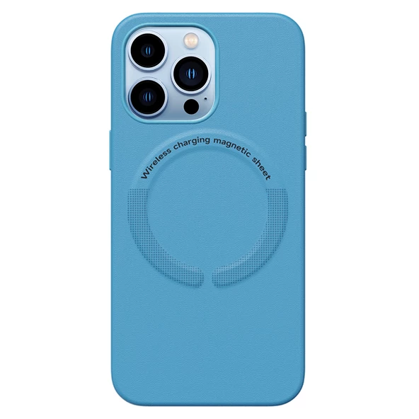 iPhone 13 Pro Magsafe Özellikli Leather Deri Kılıf - 2