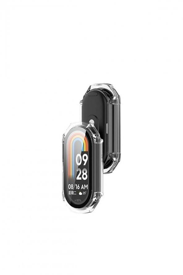 Mi Band 8 Uyumlu Kasa Ve Ekran Koruyucu 360 Tam Koruma Sert Plastik Kılıf - 2