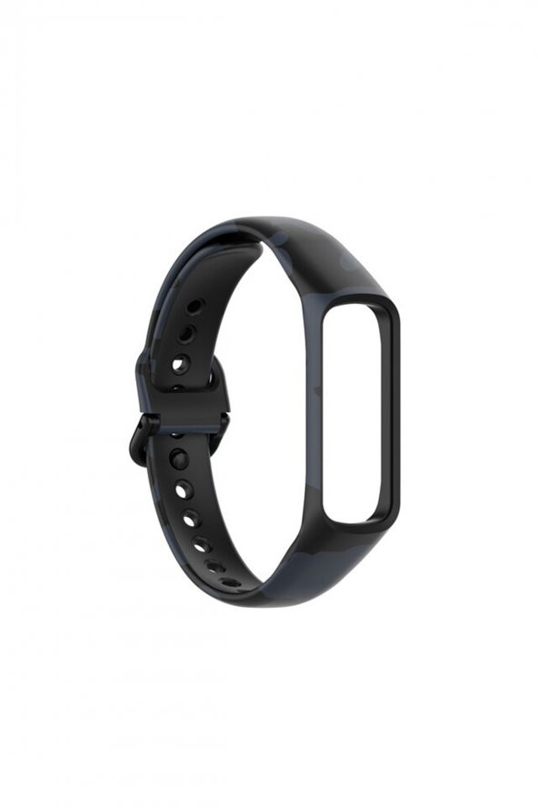 Samsung Galaxy Fit 2 Akıllı Bileklik Uyumlu Desenli Silikon Kordon Kayış